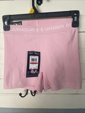 Under Armour Light Pink Women's Compression Shorts